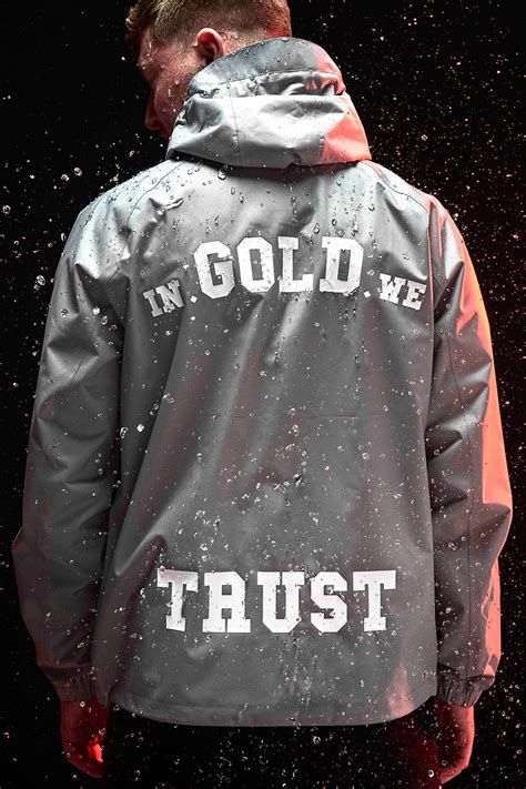 in gold we trust windbreaker.